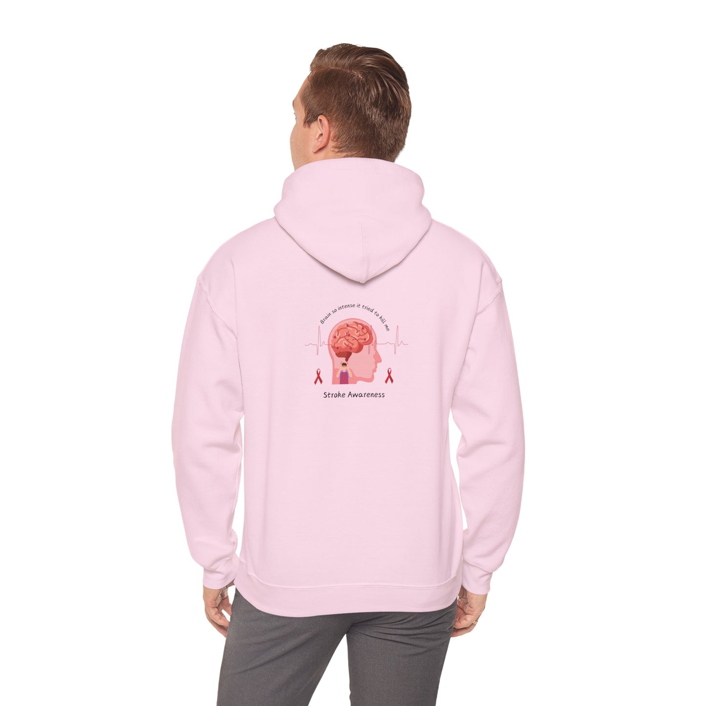 Stroke Awareness Unisex Heavy Hooded Sweatshirt