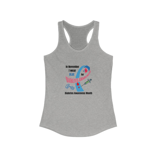 Diabetes Awareness Women's  Racerback Tank