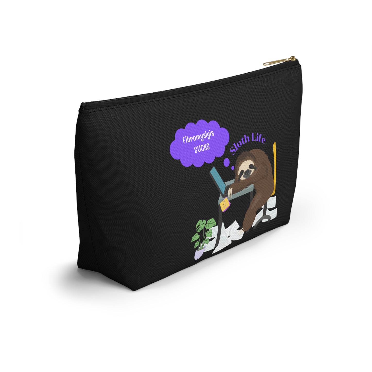 Fibromyalgia Sucks Accessory Pouch Makeup bag travel purse