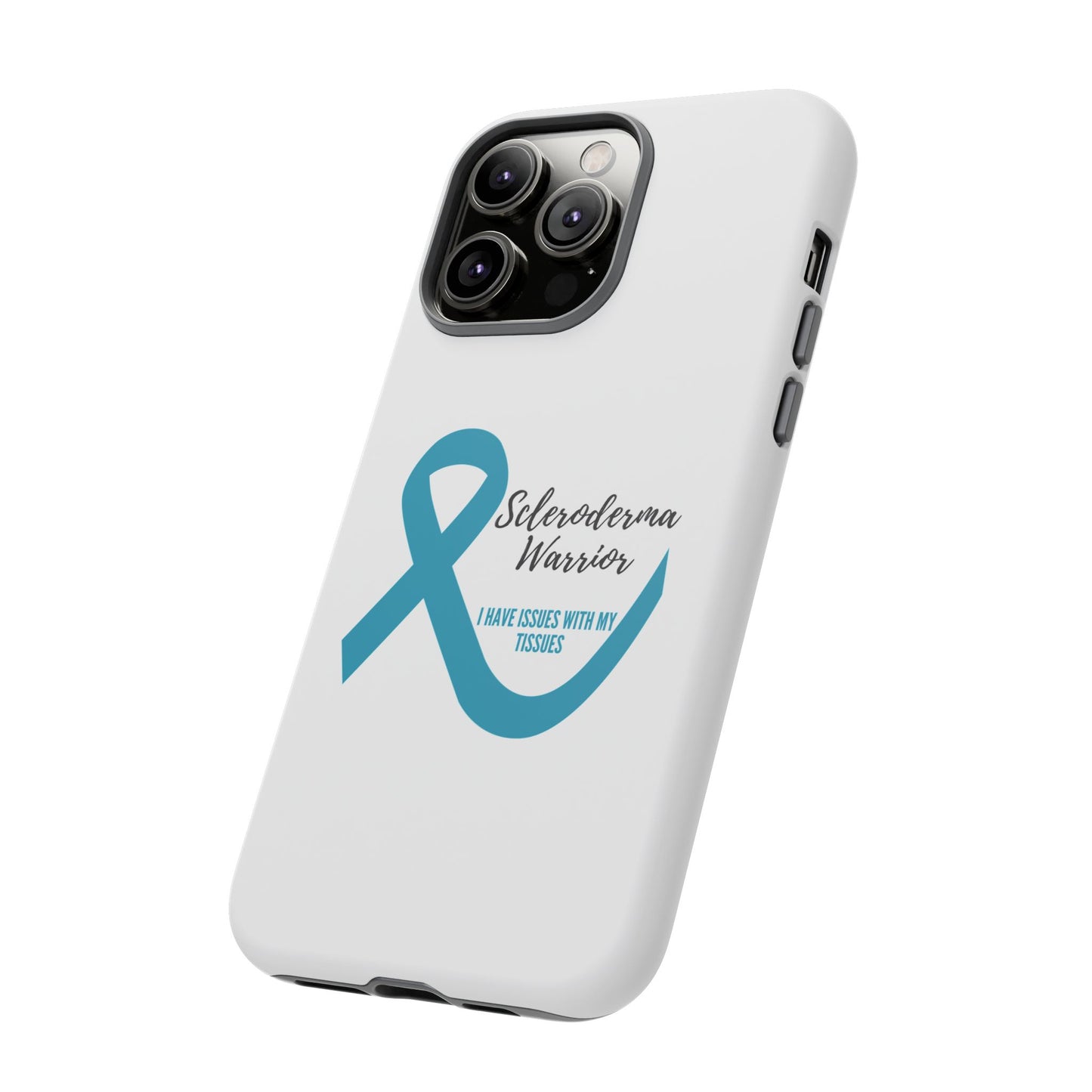 iPhone scleroderma warrior tough phone Cases