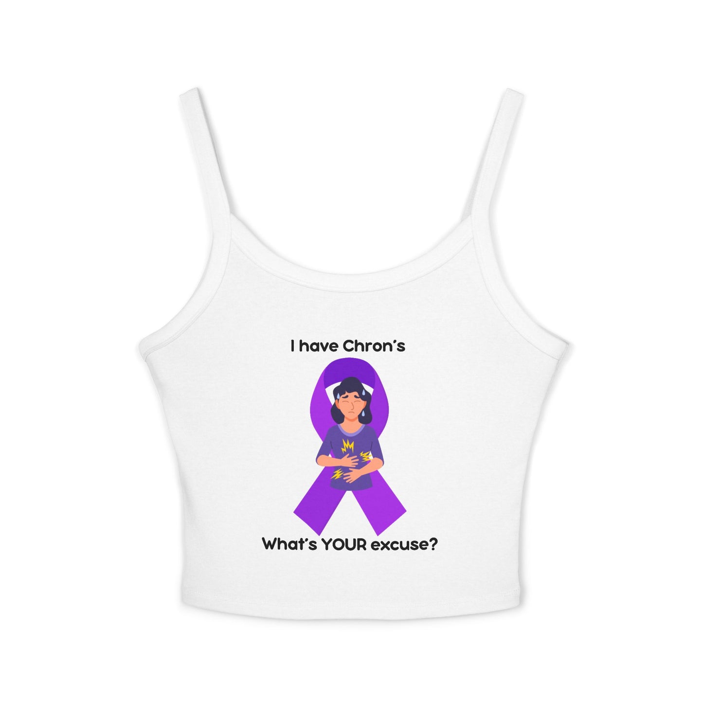 Chron's Disease Awareness Women's Spaghetti Strap Tank Top