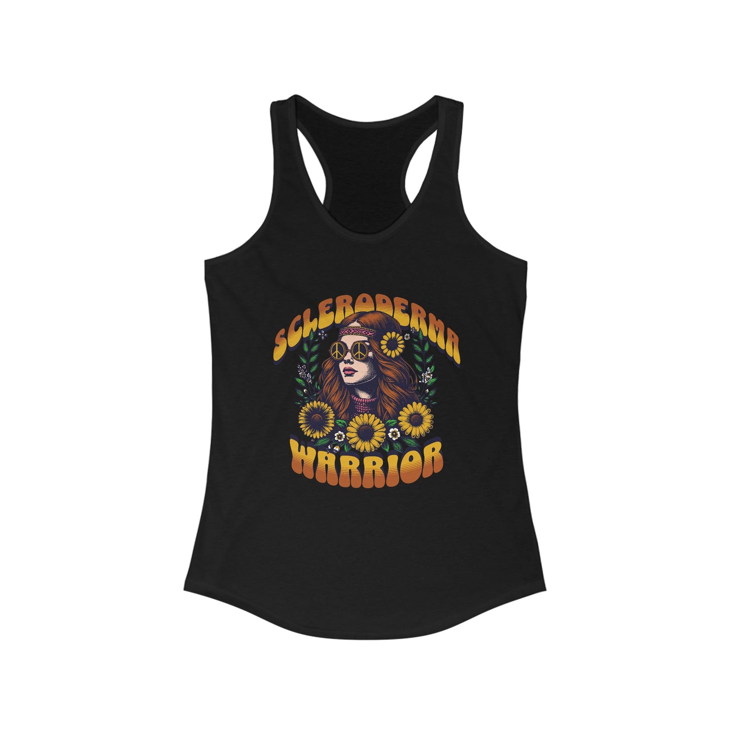 Scleroderma Warrior Women's Racerback Tank