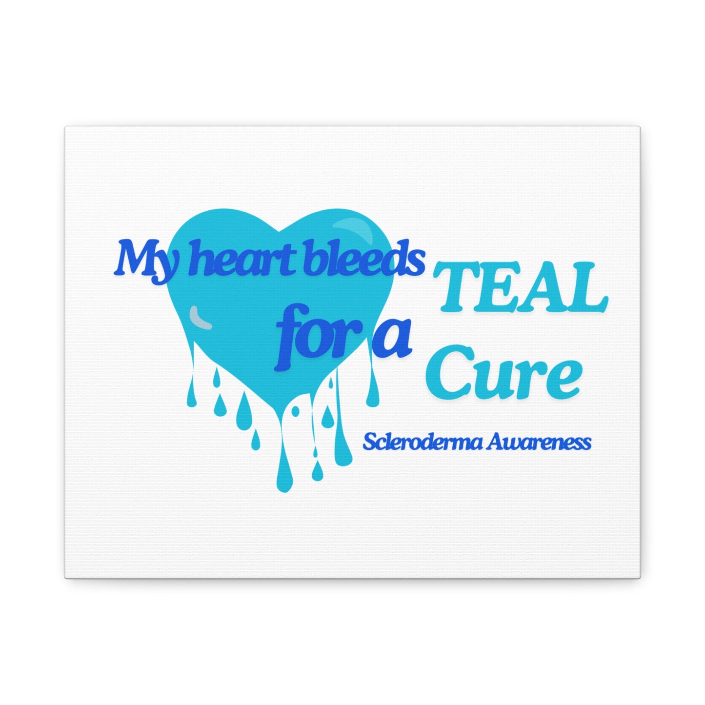 Scleroderma Awareness Matte Canvas, Stretched, 1.25"