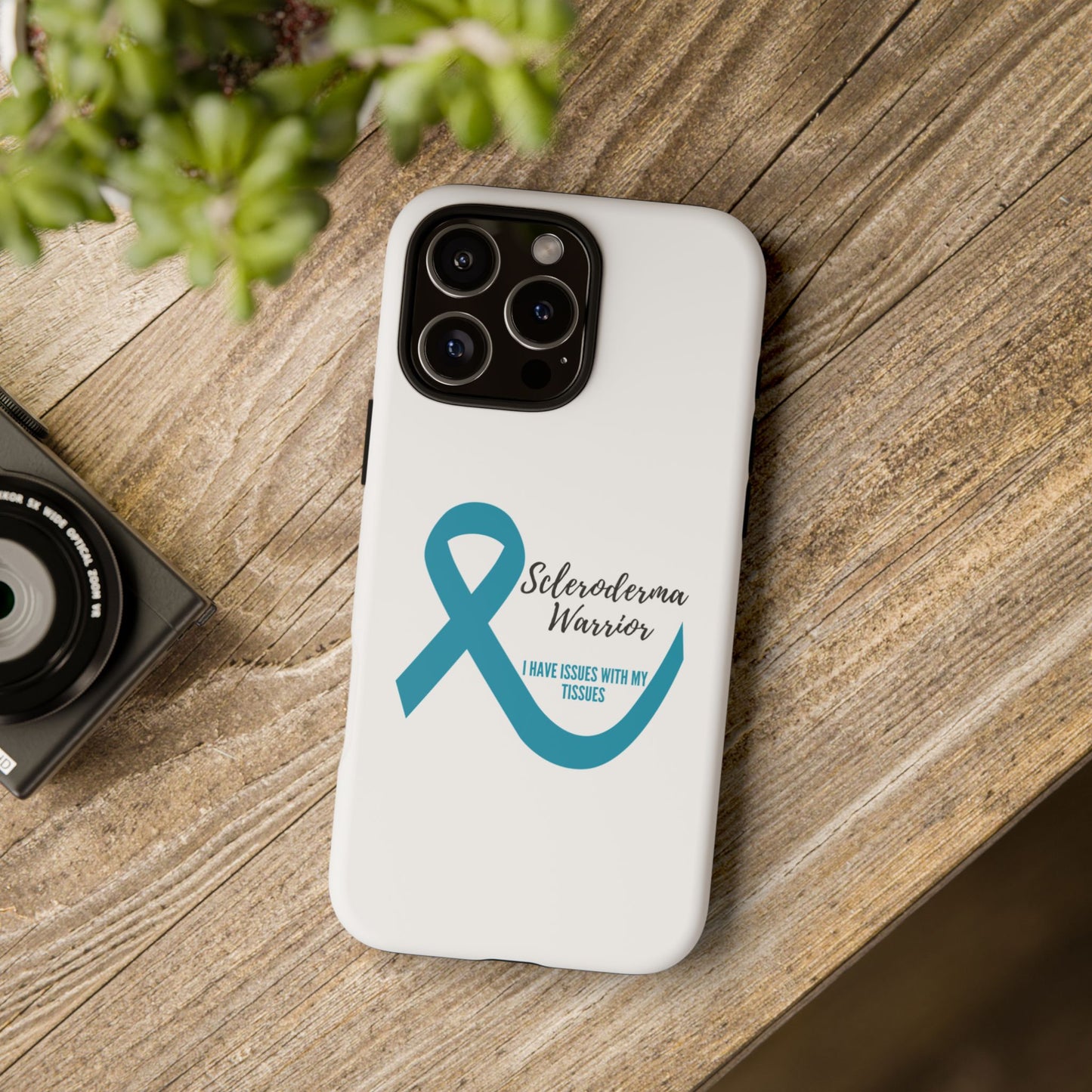 iPhone scleroderma warrior tough phone Cases