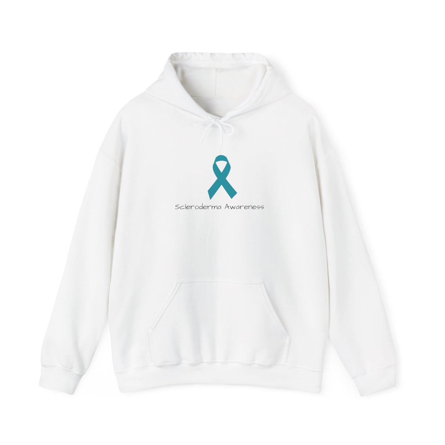 Scleroderma awareness I wear teal for someone I love Unisex Heavy Blend™ Hooded Sweatshirt