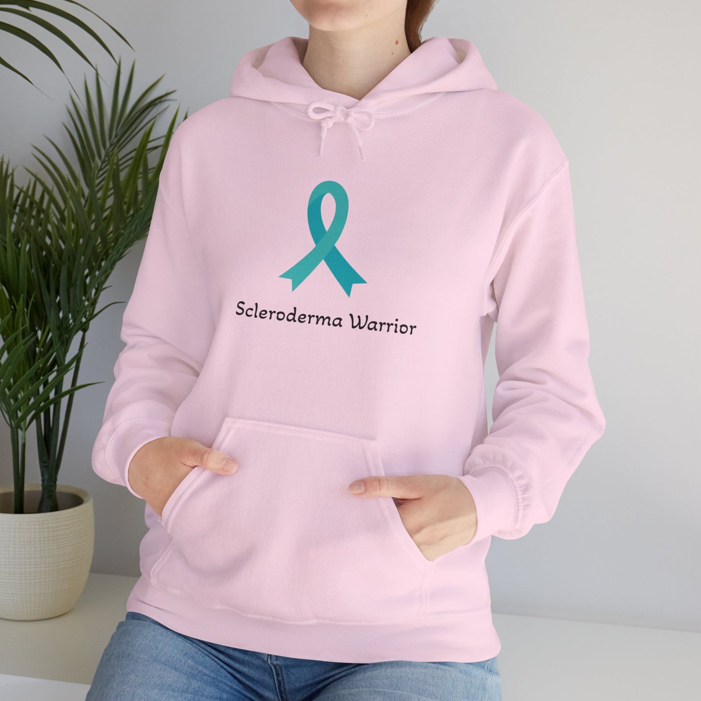 Scleroderma Warrior Fighting the good fight Unisex Heavy Blend™ Hooded Sweatshirt