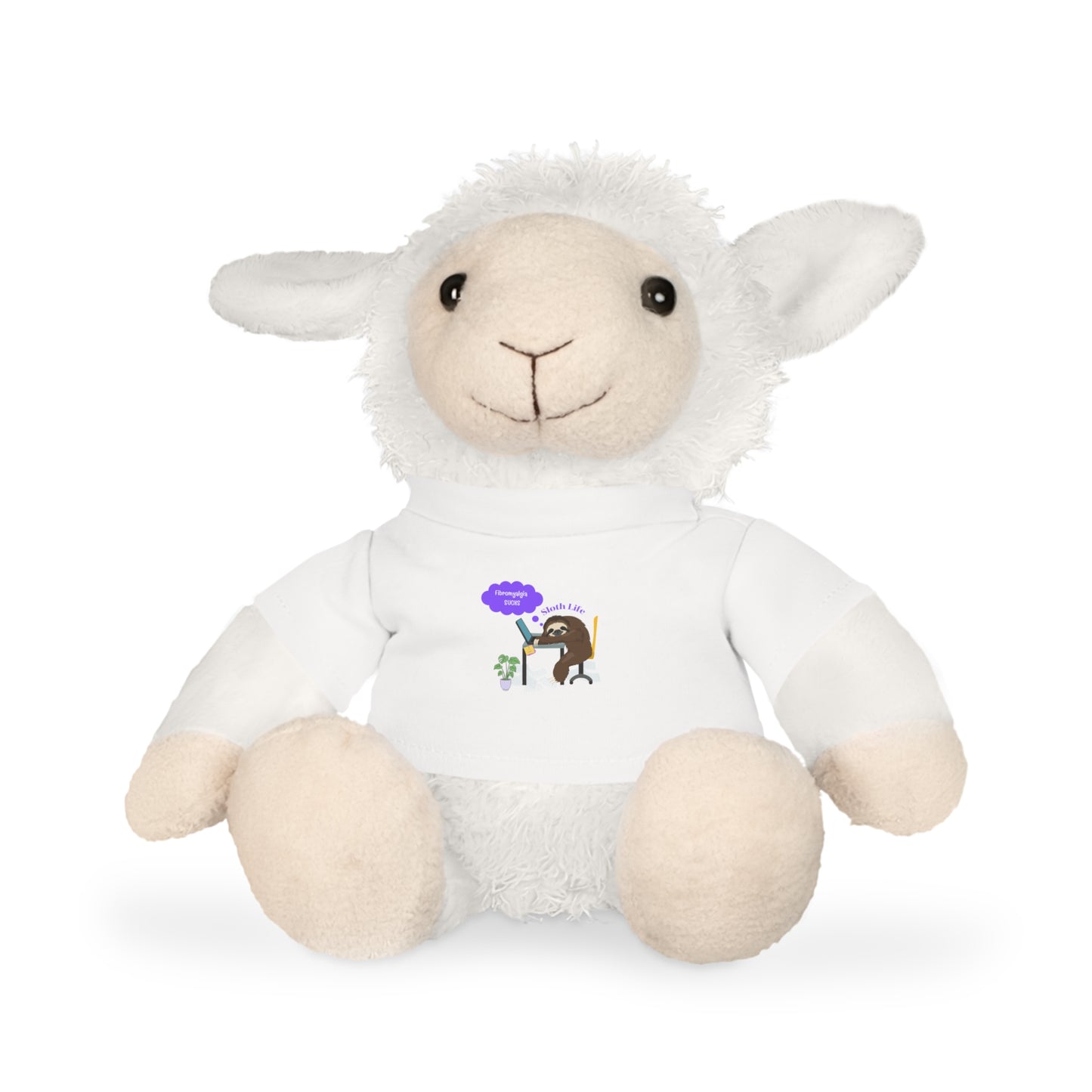 Fibromyalgia Sucks Plush Toy with T-Shirt