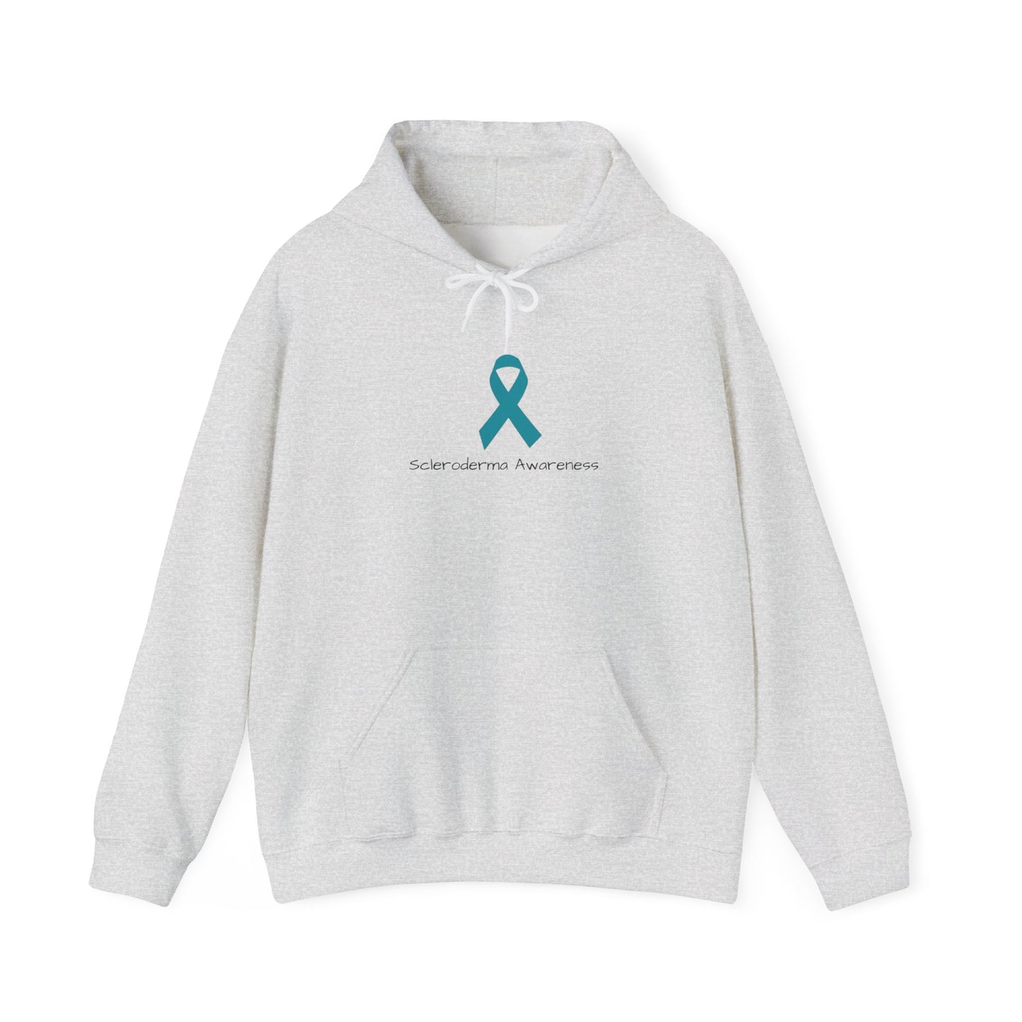 Scleroderma awareness I wear teal for someone I love Unisex Heavy Blend™ Hooded Sweatshirt