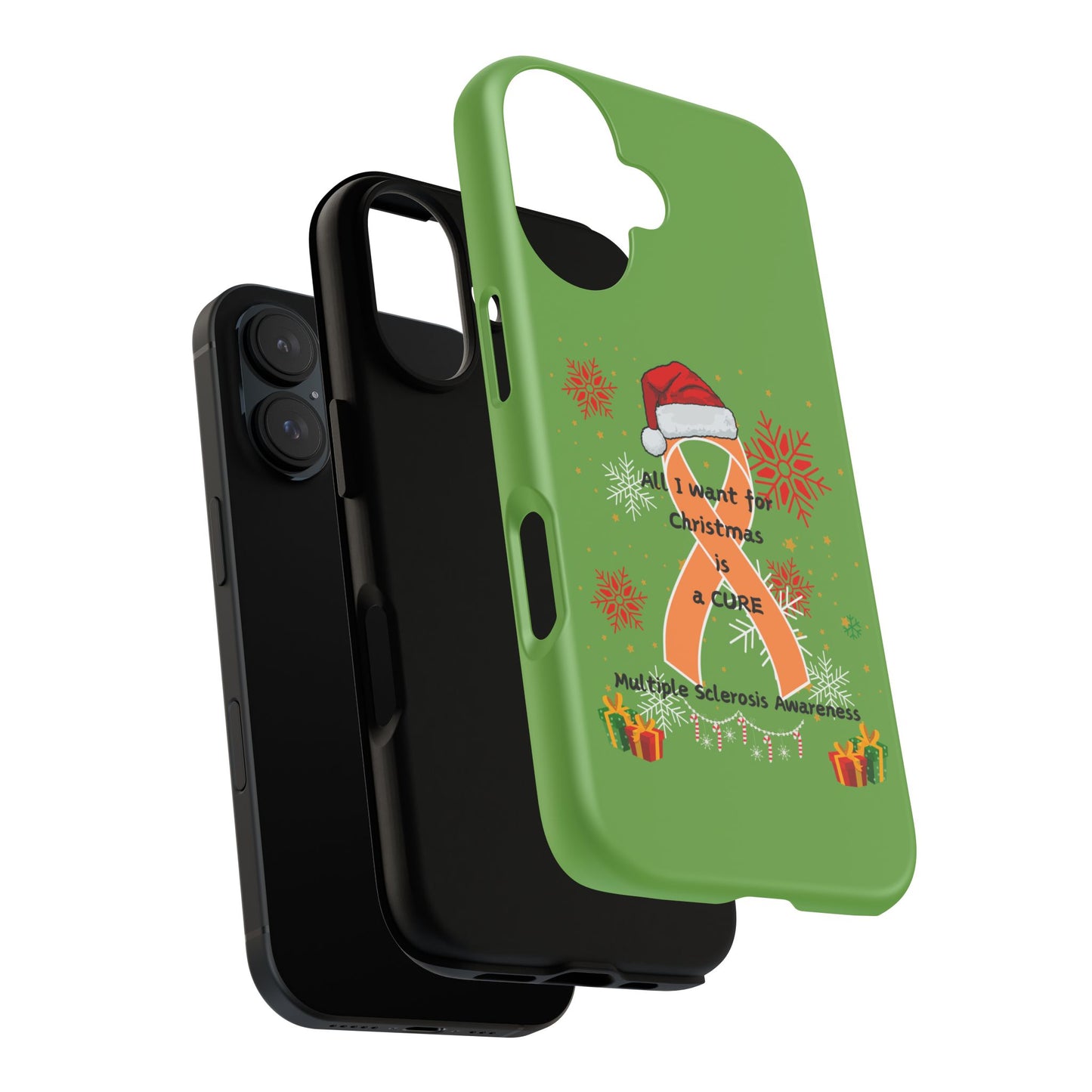 Multiple Sclerosis Awareness iPhone 16, 16 Pro, 16 Plus, 16 Pro Max Case Tough Cases