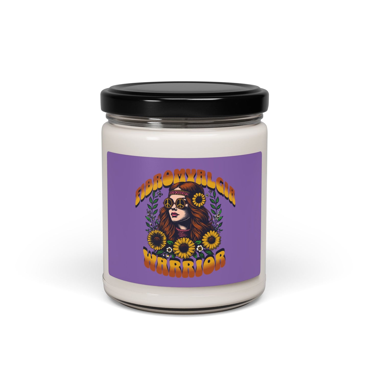 Fibromyalgia Warrior Scented Soy Candle, 9oz