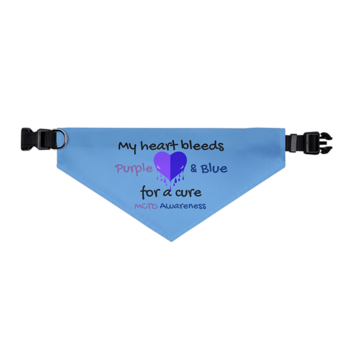 MCTD Awareness Pet Bandana Collar