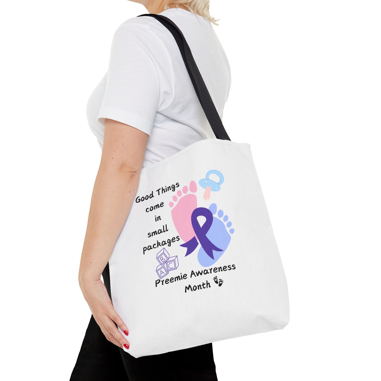 Preemie Awareness Prematurity Awareness Tote Bag