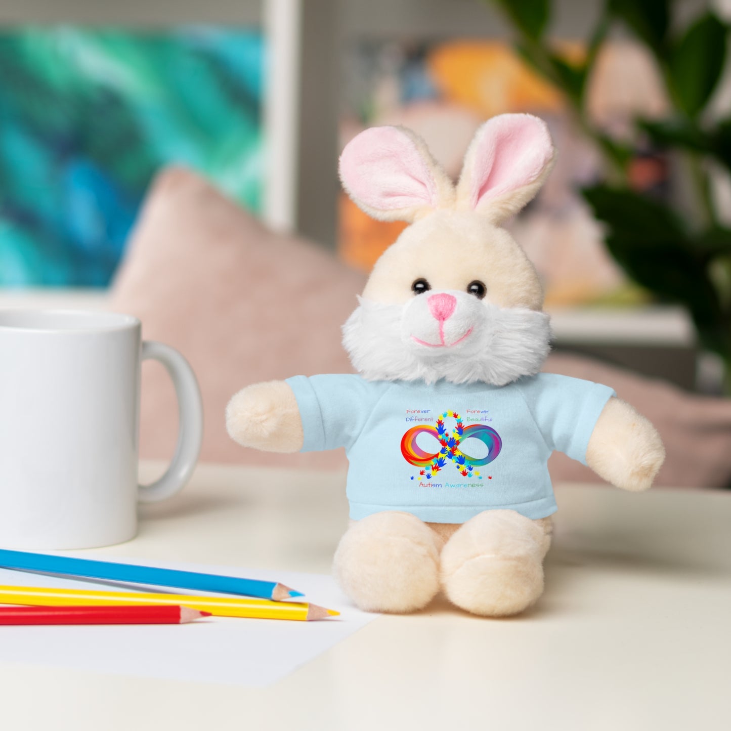 Autism Awareness Stuffed Animals with Tee