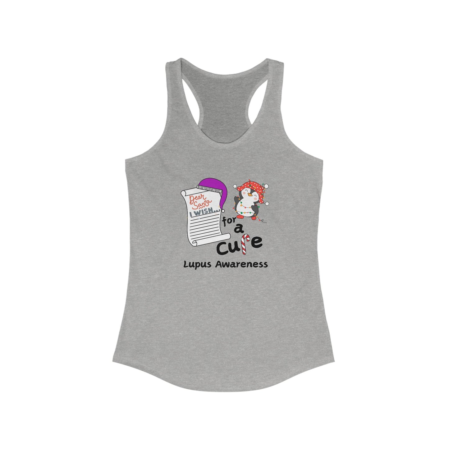 Women's Ideal Racerback Tank, Lupus Awareness, Holiday Gift Ideas