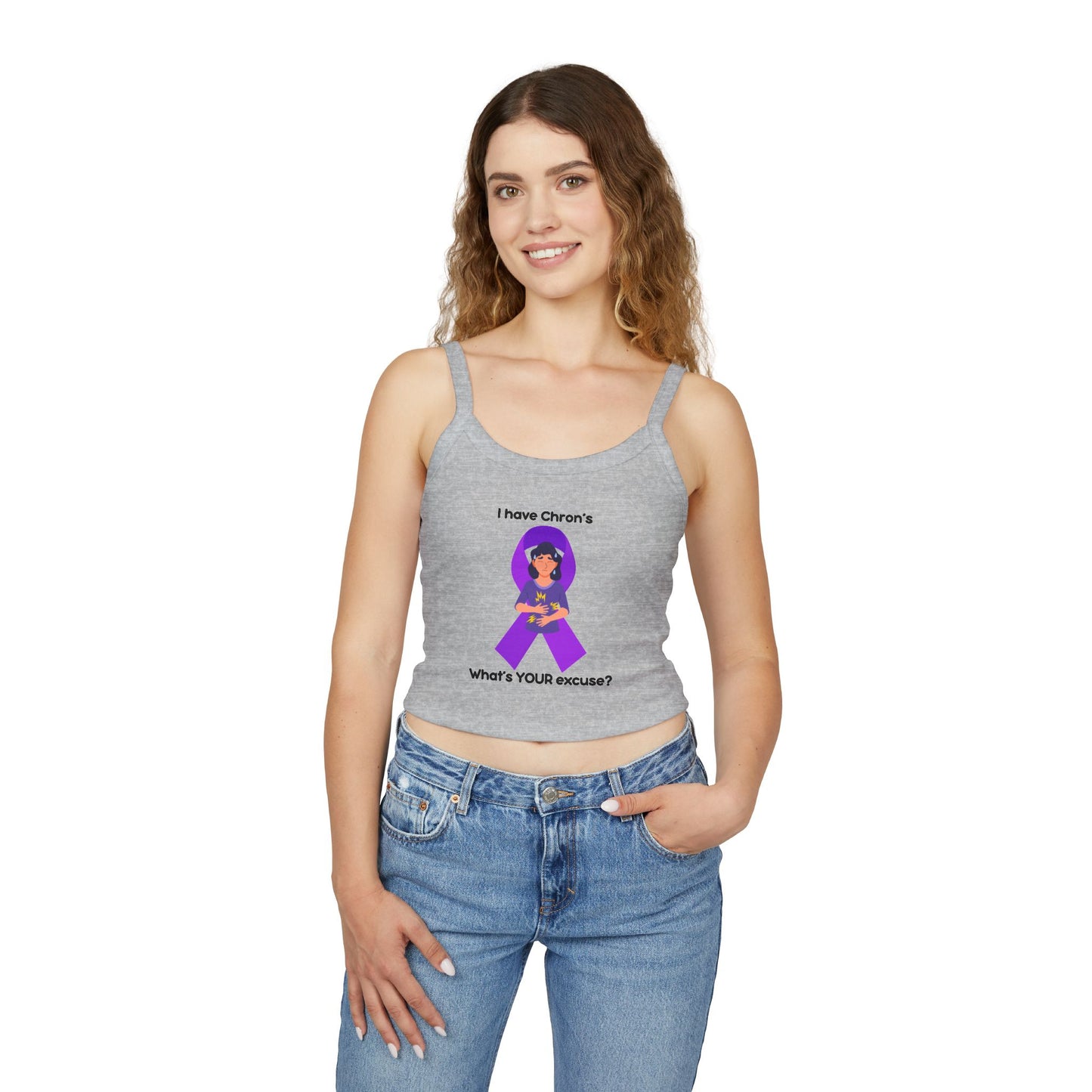 Chron's Disease Awareness Women's Spaghetti Strap Tank Top