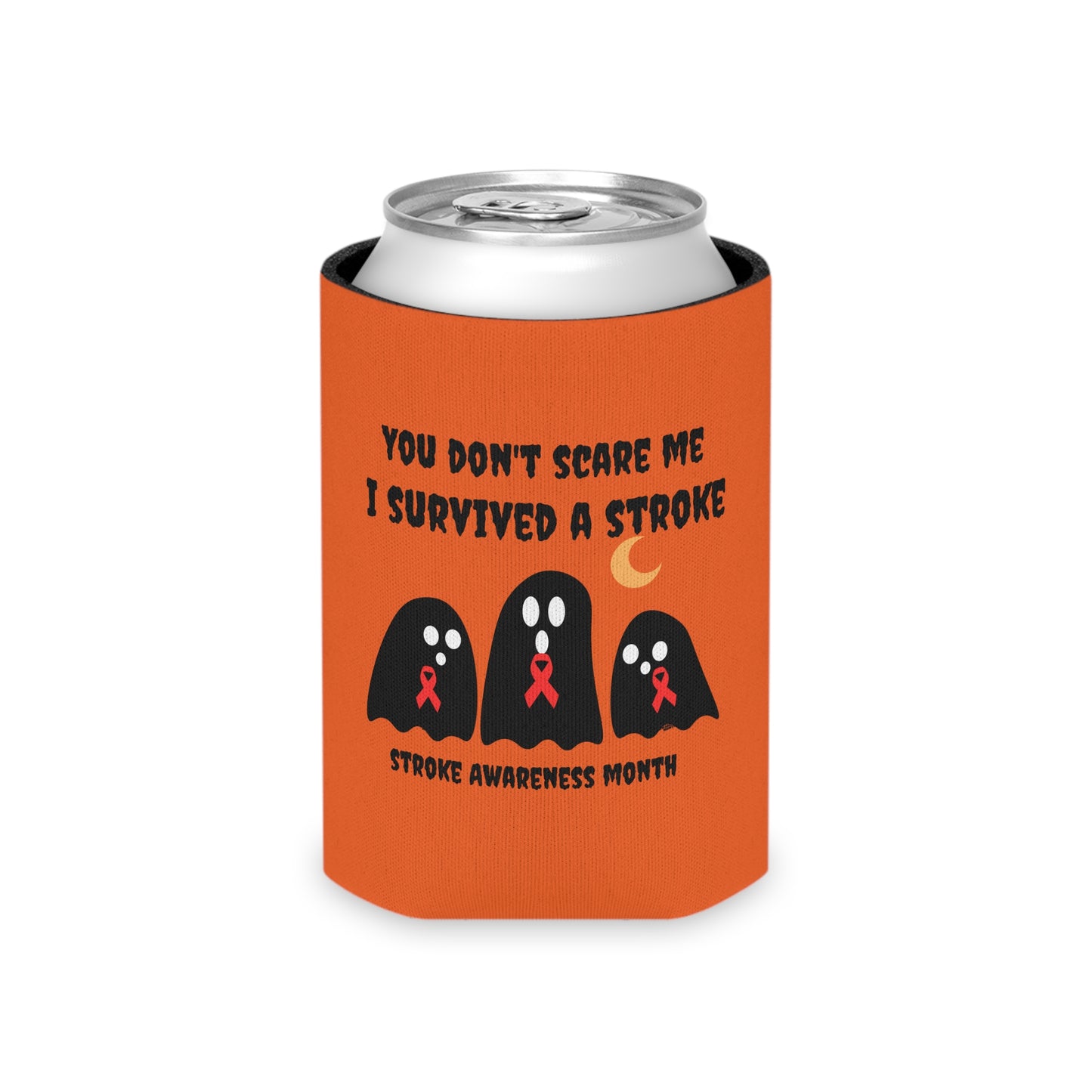 Stroke Awareness Halloween Can Cooler