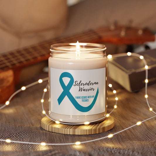 Scented Soy Candle, 9oz scleroderma warrior