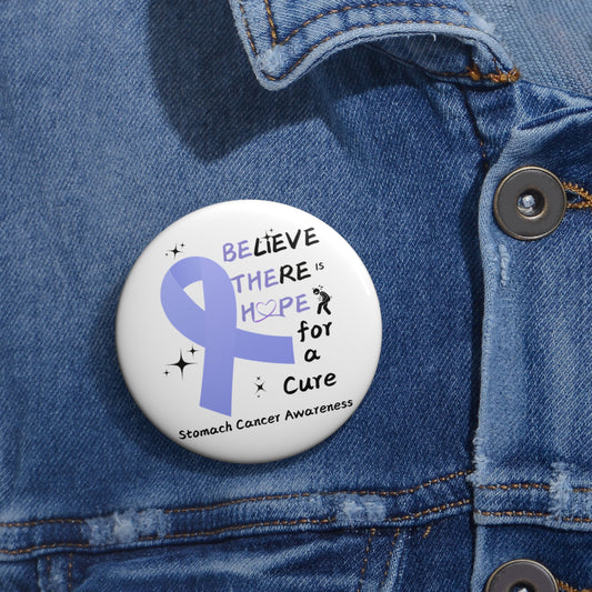 Stomach Cancer Awareness Pin Buttons