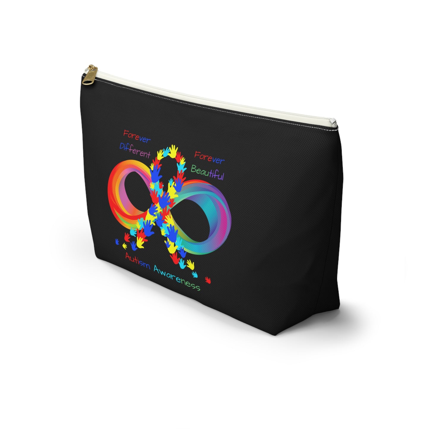 Autism Awareness Makeup Bag Travel Accessory Pouch