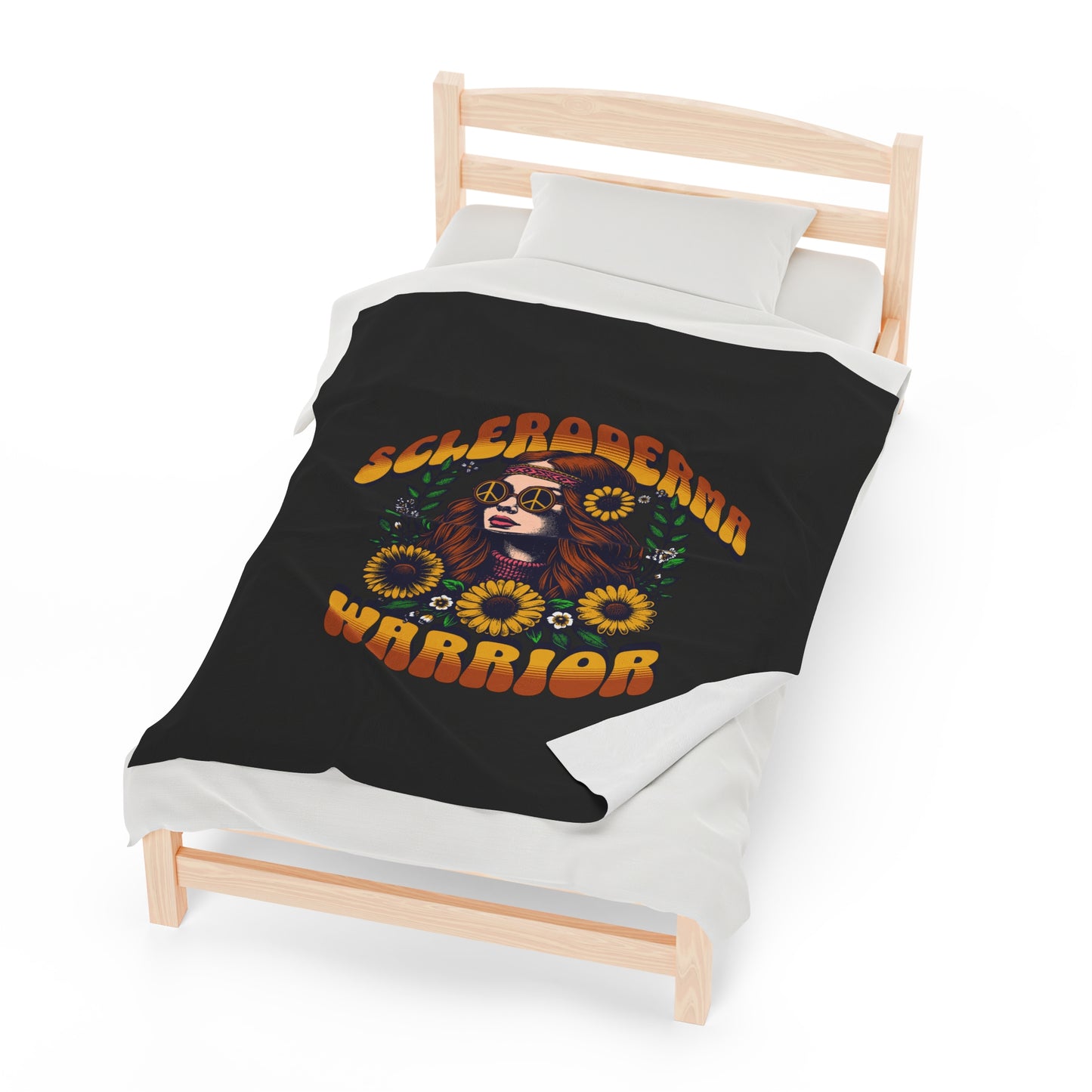 Scleroderma Warrior Velveteen Plush Blanket