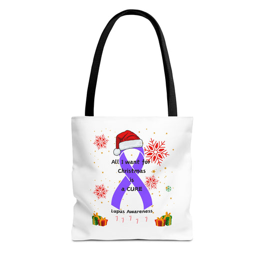 Lupus Awareness All I Want for Christmas Tote Bag