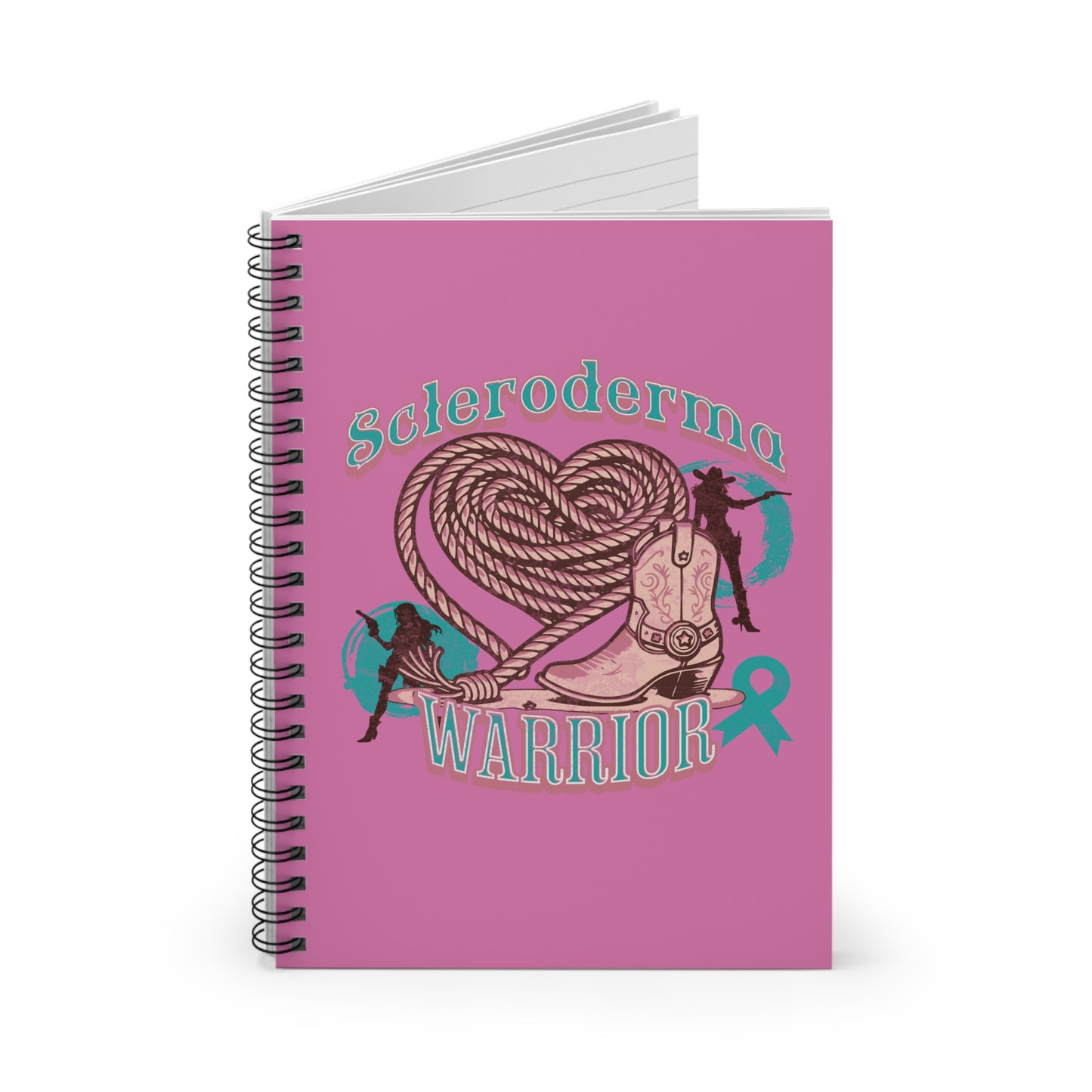 Scleroderma Valentine Journal Spiral Notebook - Ruled Line