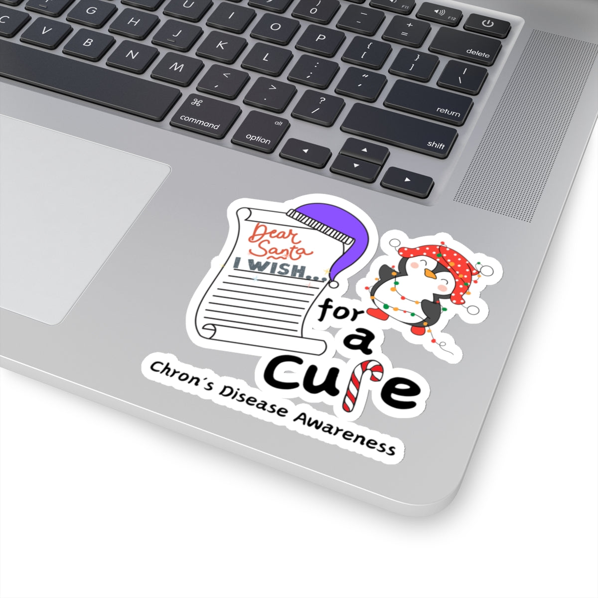 Kiss-Cut Stickers, Chron's Disease Awareness Stickers, Decals, Holiday Gift Ideas