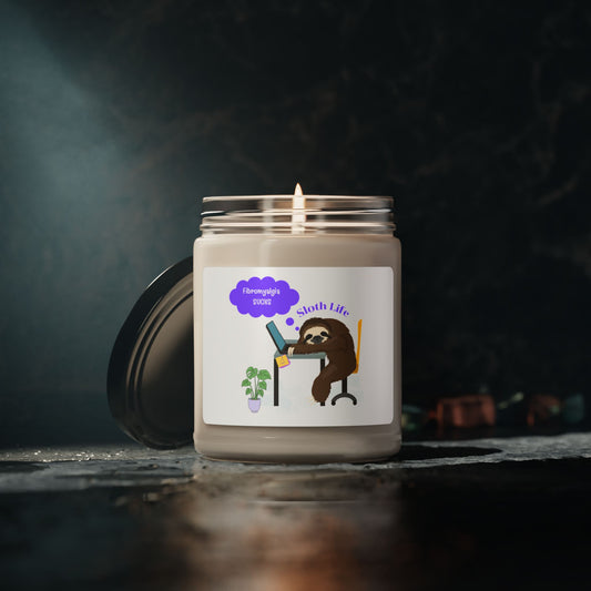 Fibromyalgia Sucks Scented Soy Candle, 9oz