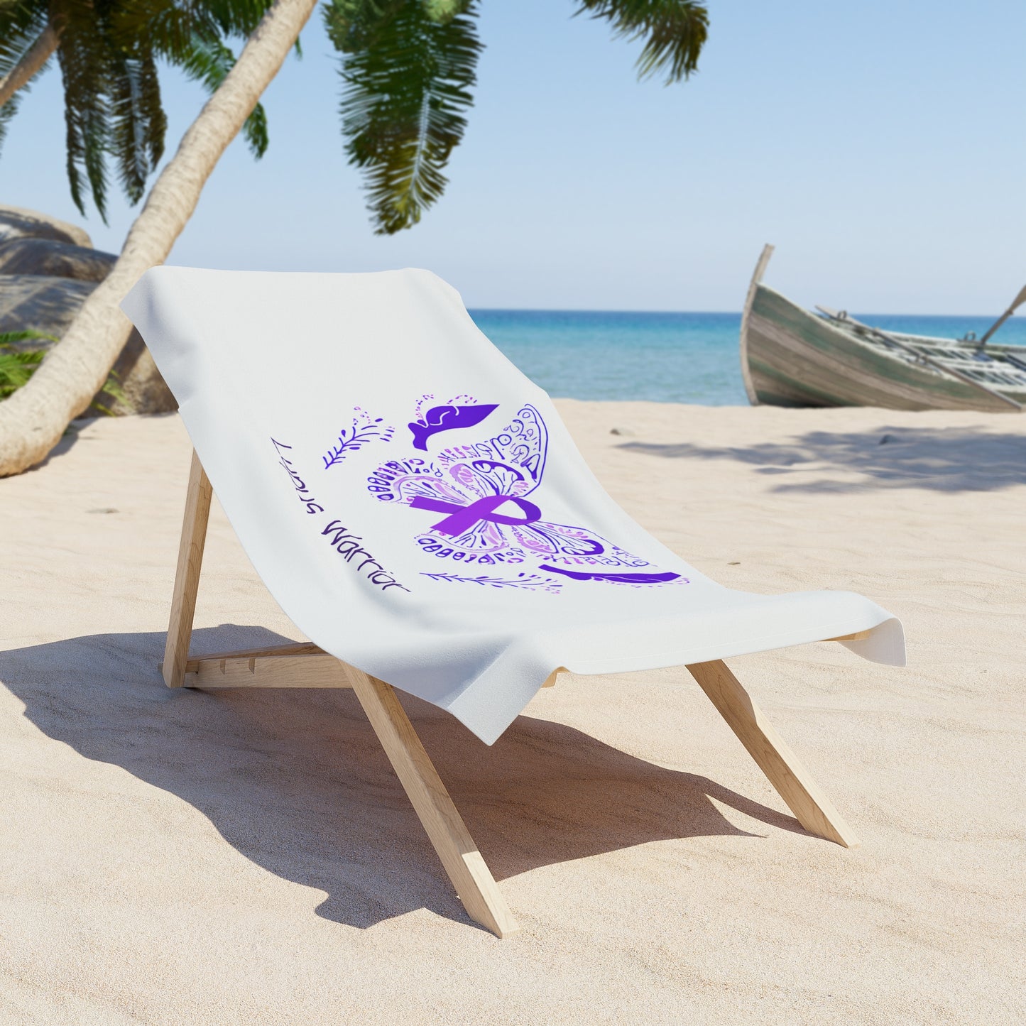 Lupus Warrior Beach Towel