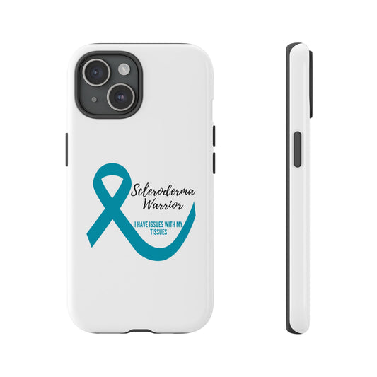 iPhone scleroderma warrior tough phone Cases