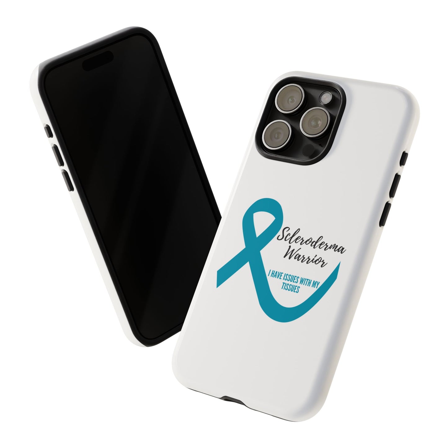 iPhone scleroderma warrior tough phone Cases