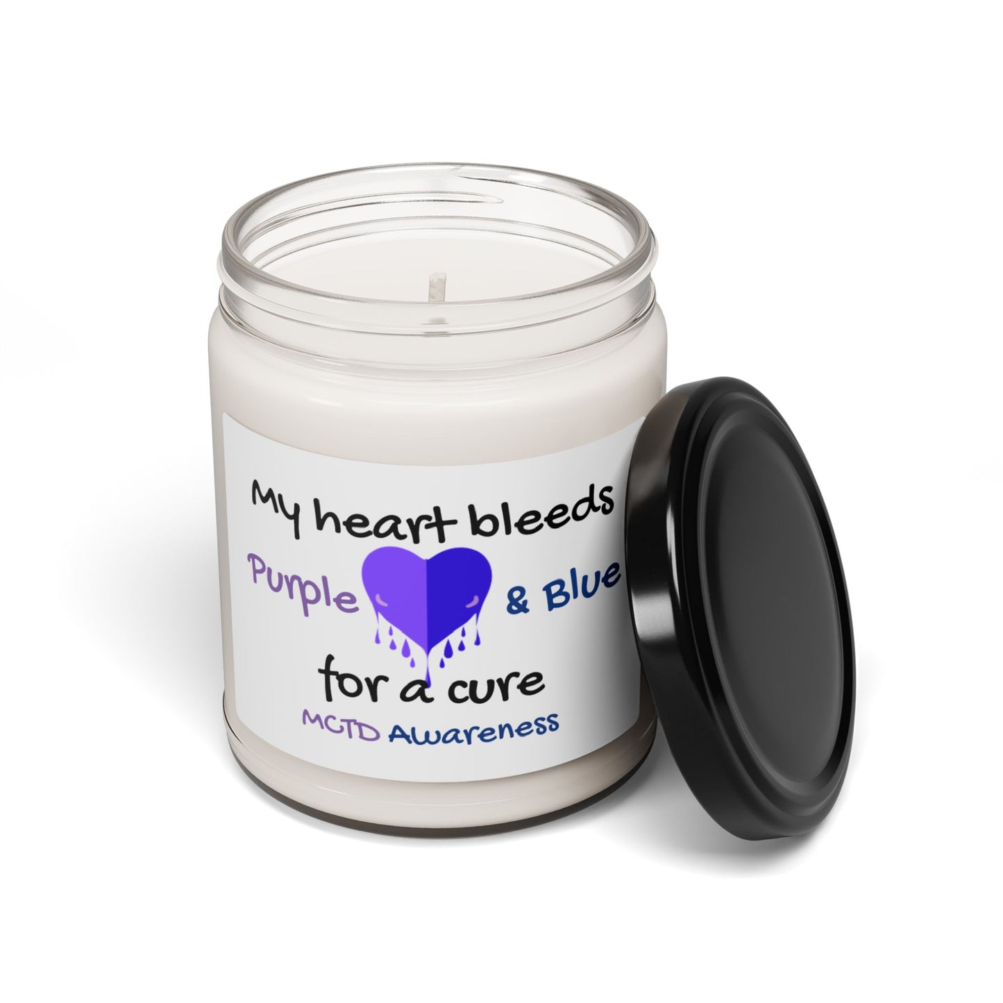 MCTD Awareness Scented Soy Candle, 9oz Home Decor