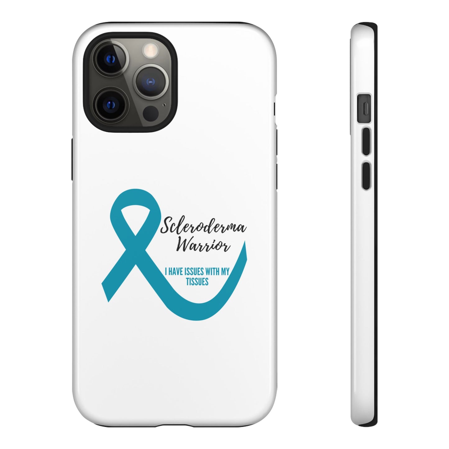 iPhone scleroderma warrior tough phone Cases