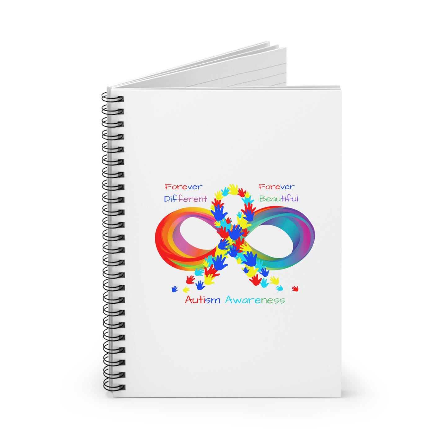 Autism Awareness Spiral Notebook - Ruled Line