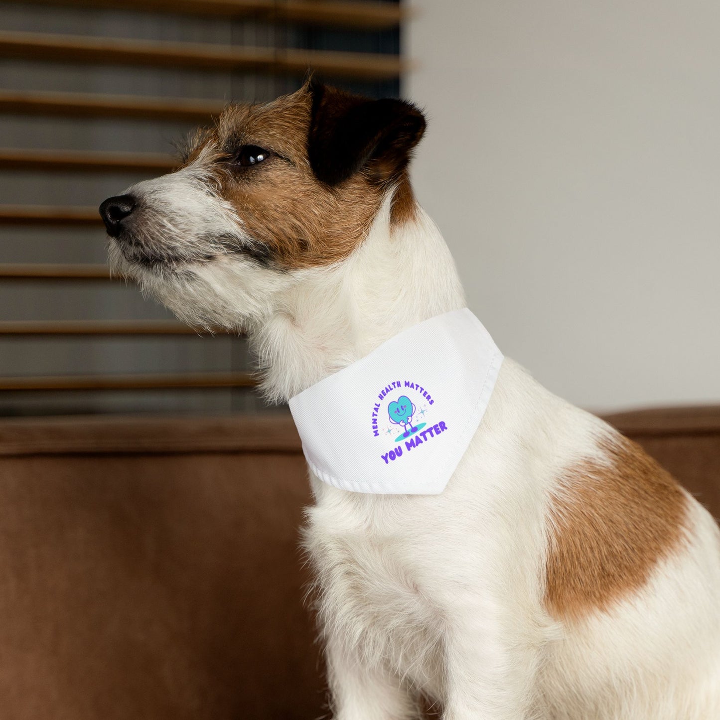 Mental Health Awareness Pet Bandana Collar