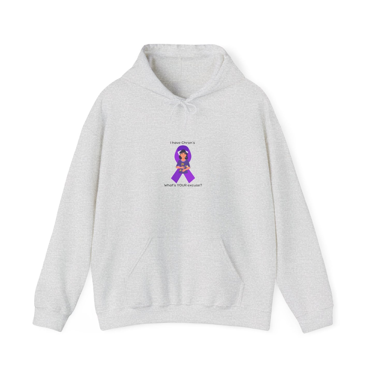 Chron's Disease Awareness Hoodie Unisex Hooded Sweatshirt