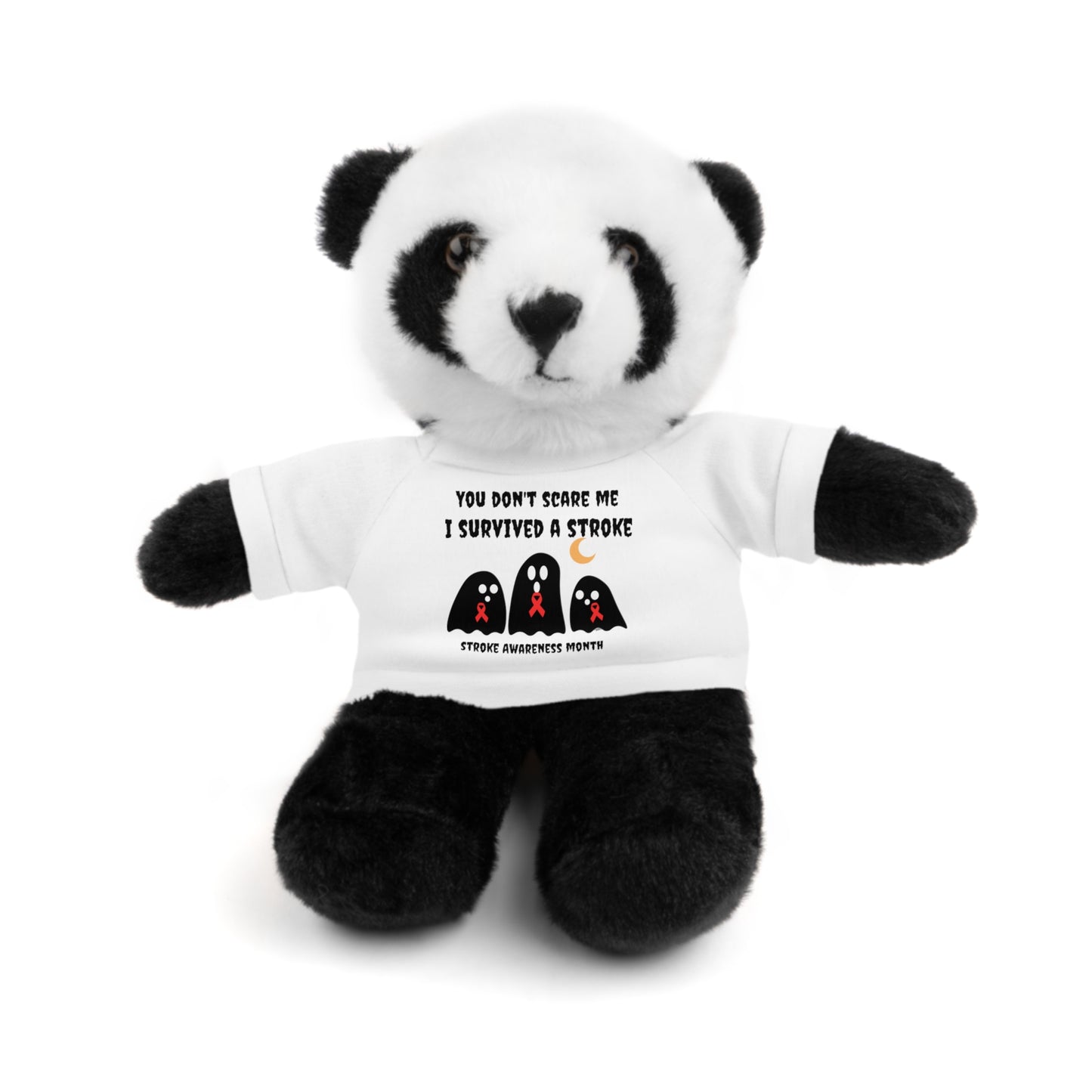 Stroke Awareness Halloween Stuffed Animals with Tee