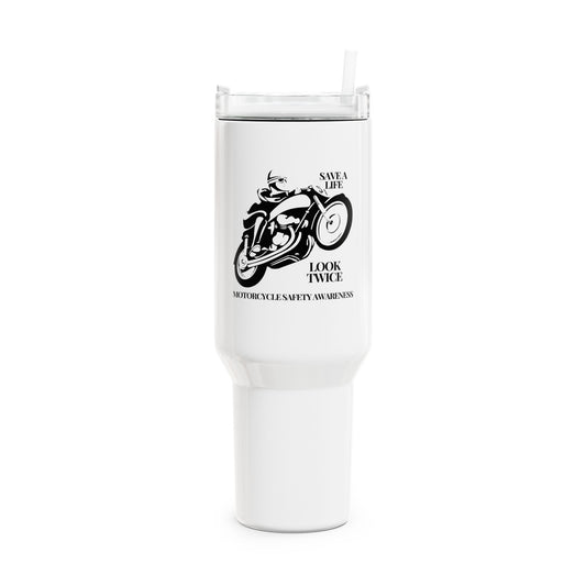 Motorcycle Safety Awareness Tumbler, 40oz