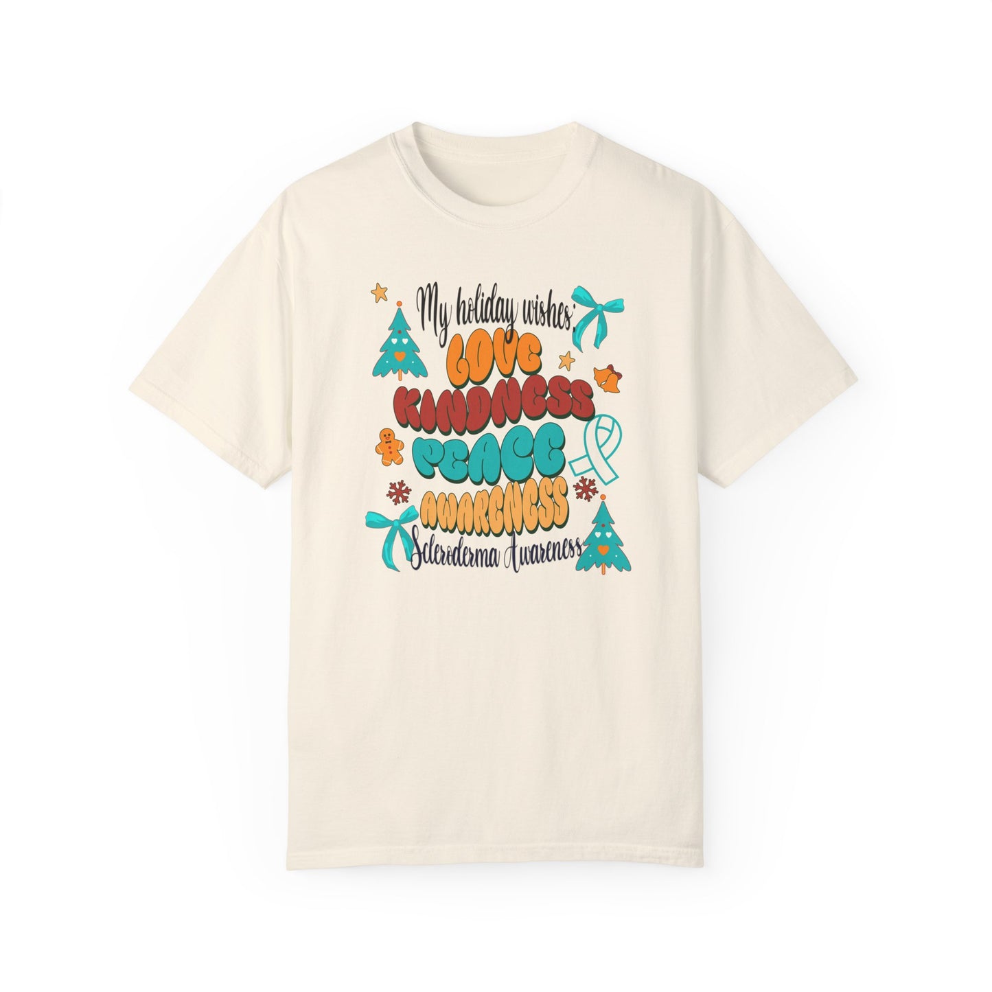 Scleroderma Awareness Holiday Wishes Unisex T-shirt