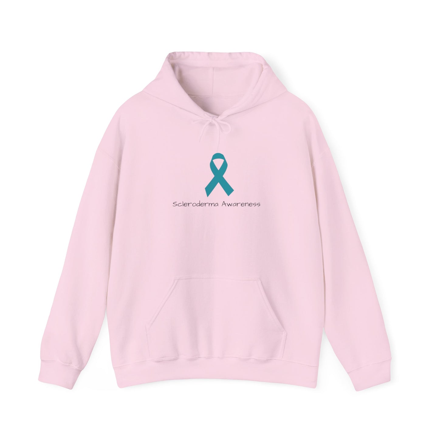 Scleroderma awareness I wear teal for someone I love Unisex Heavy Blend™ Hooded Sweatshirt