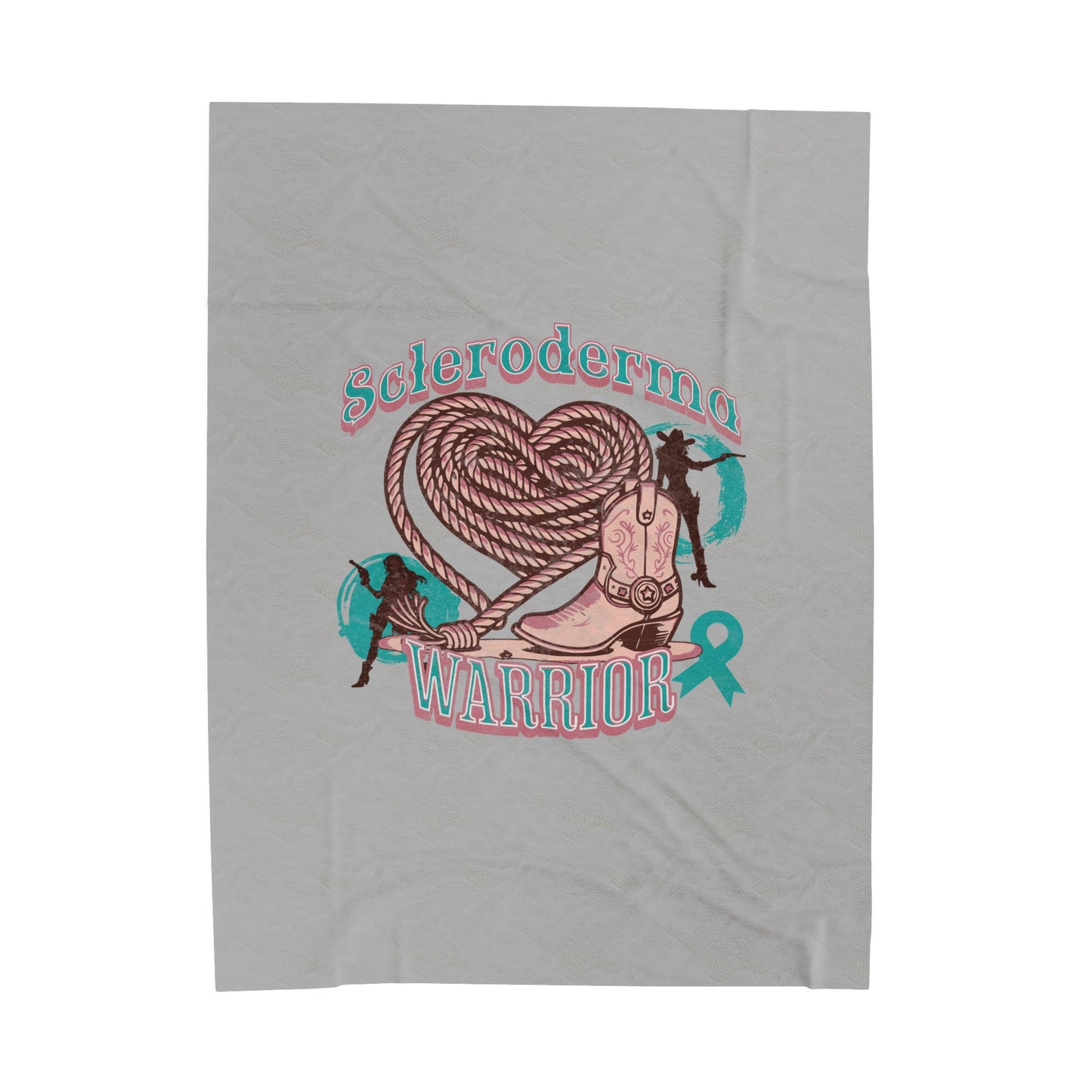 Scleroderma Warrior Valentine Velveteen Plush Blanket