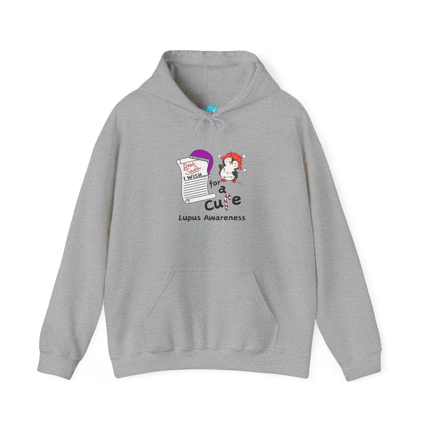 Unisex Hooded Sweatshirt, Lupus Awareness Hoodie, Holiday Gift Ideas