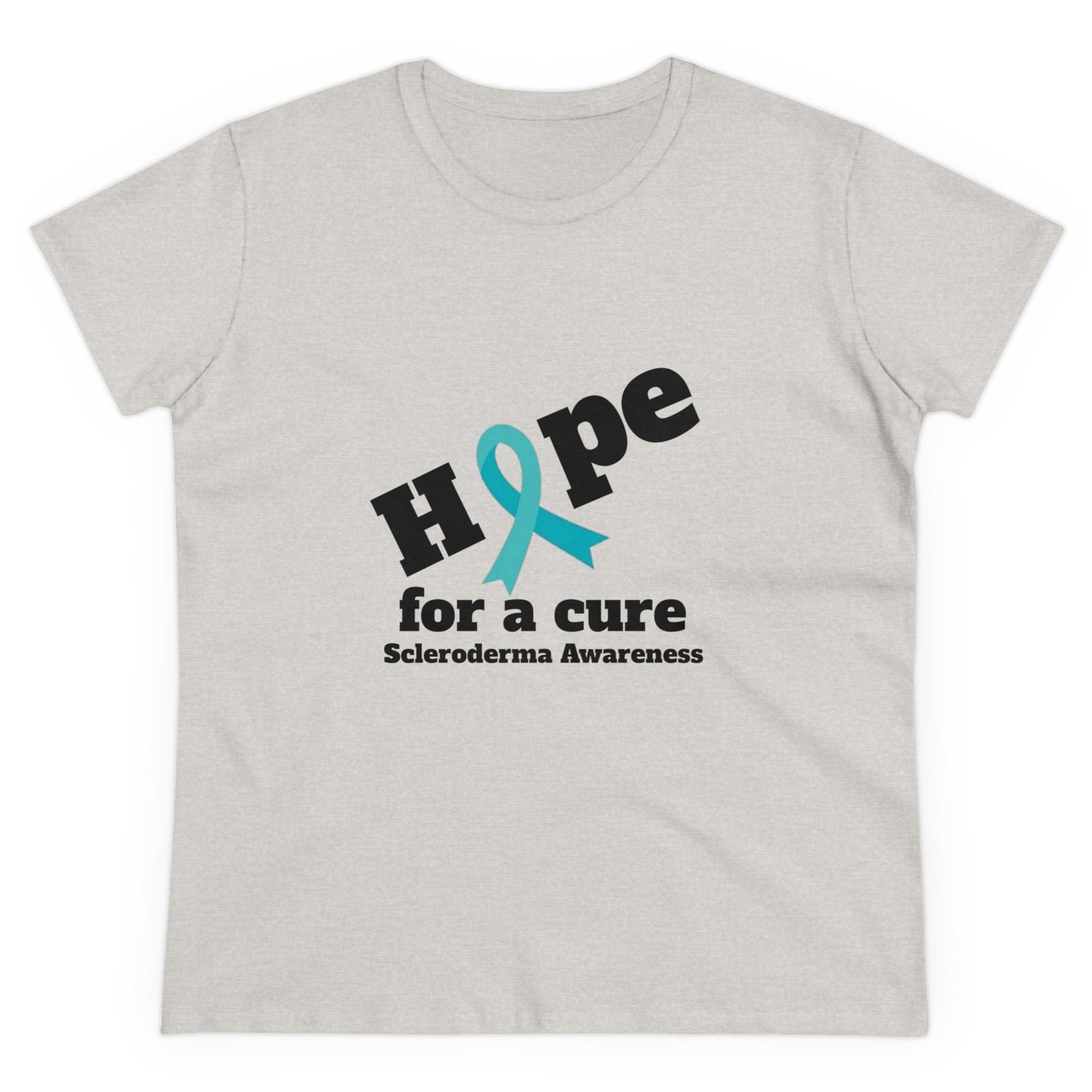 Scleroderma awareness hope for a cure Women's Midweight Cotton Tee