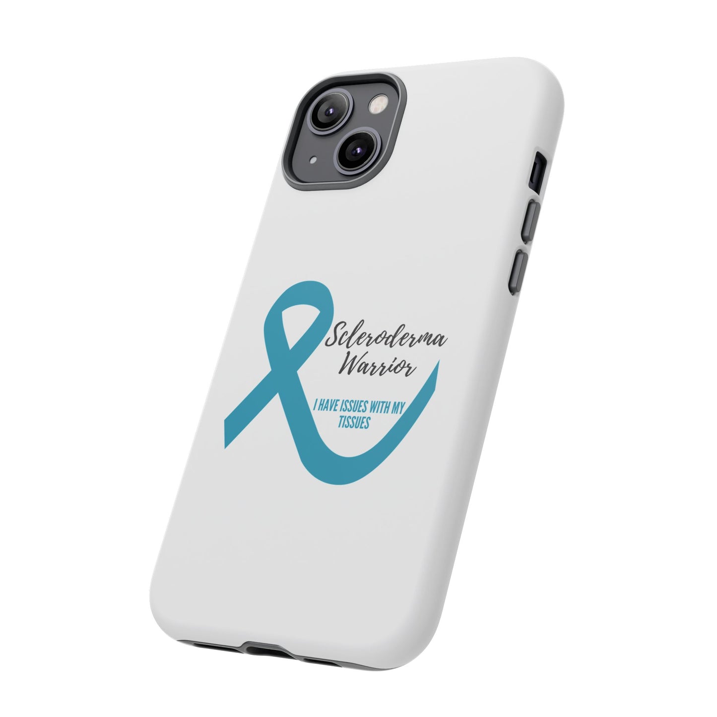 iPhone scleroderma warrior tough phone Cases