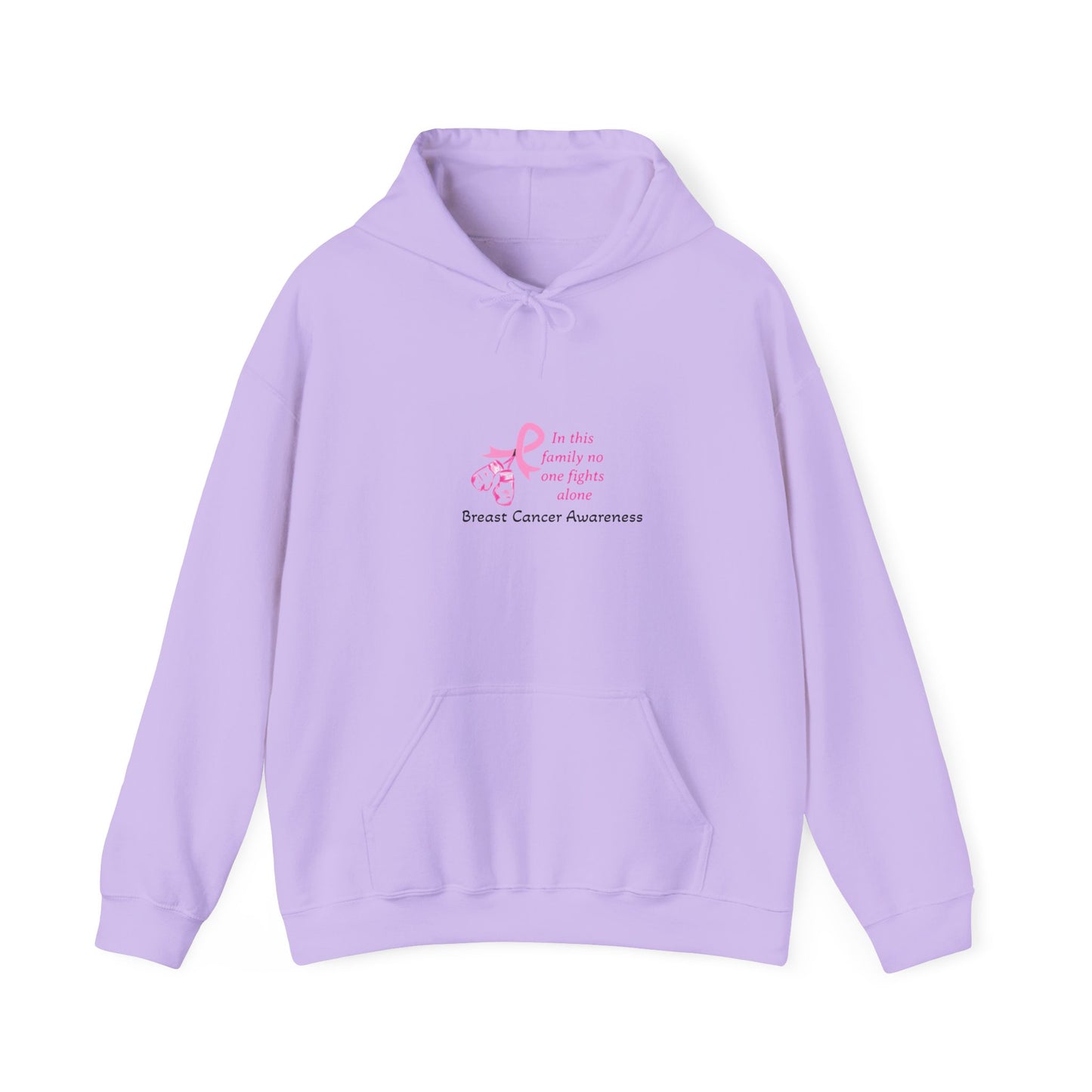 Hoodie - Breast Cancer Awareness No One Fights Alone