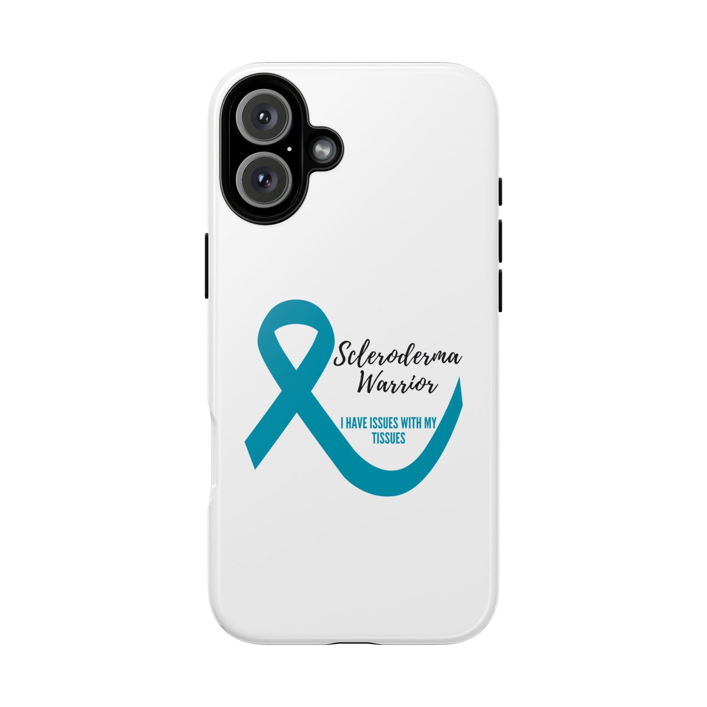 iPhone scleroderma warrior tough phone Cases