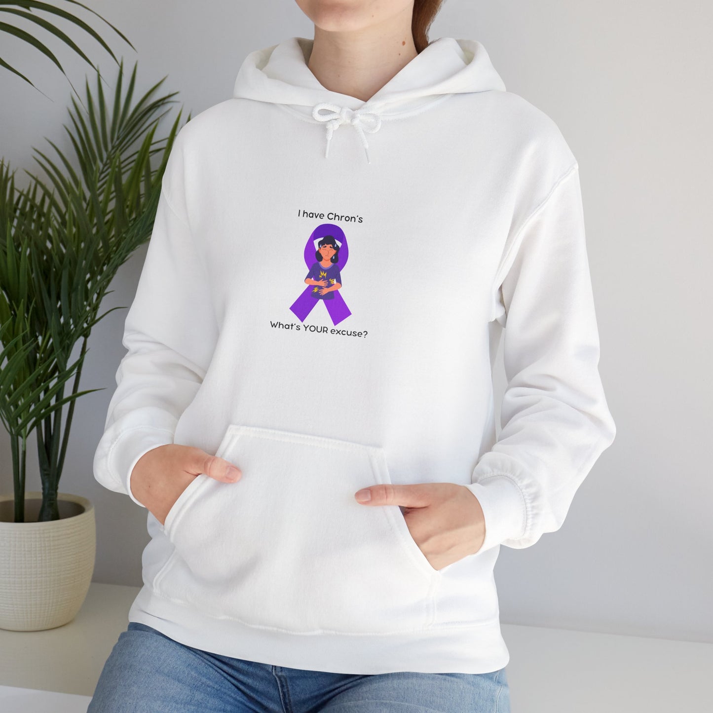 Chron's Disease Awareness Hoodie Unisex Hooded Sweatshirt