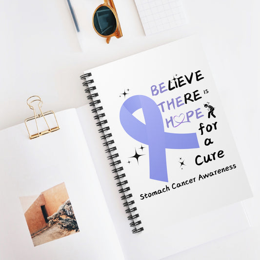 Stomach Cancer Awareness Spiral Notebook - Ruled Line