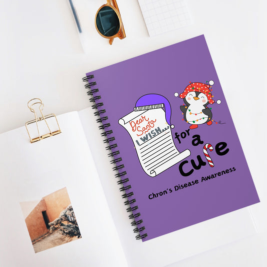 Spiral Notebook - Ruled Line, Chron's Disease Awareness, Holiday Gift Ideas