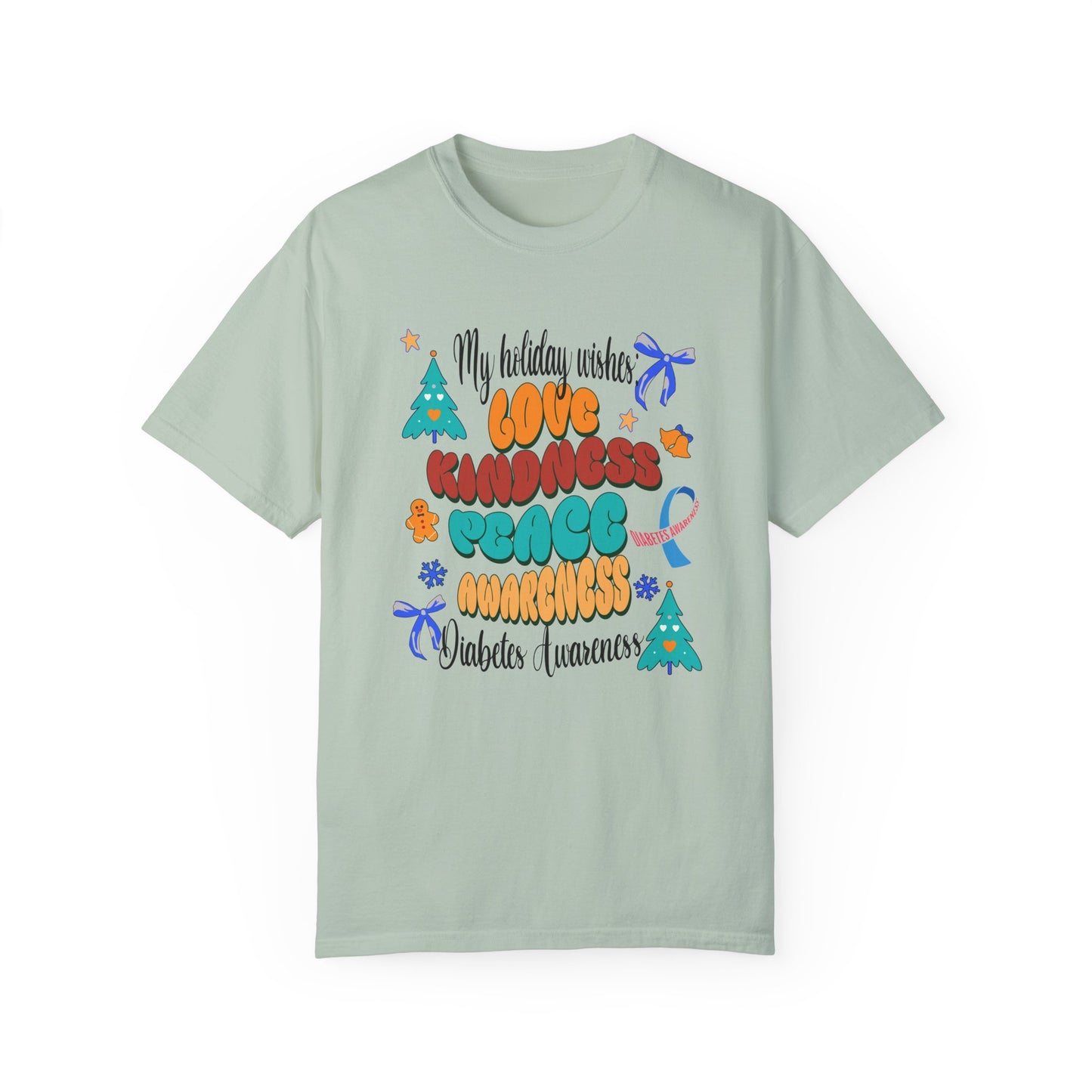 Diabetes Awareness Holiday Wishes Unisex T-shirt